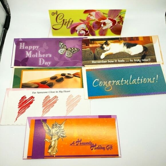 Professional Massage Gift Certificates Blank - Picture 1 of 7